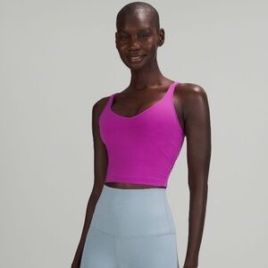 Lululemon align tank top bright purple/pink vivid plum size 2